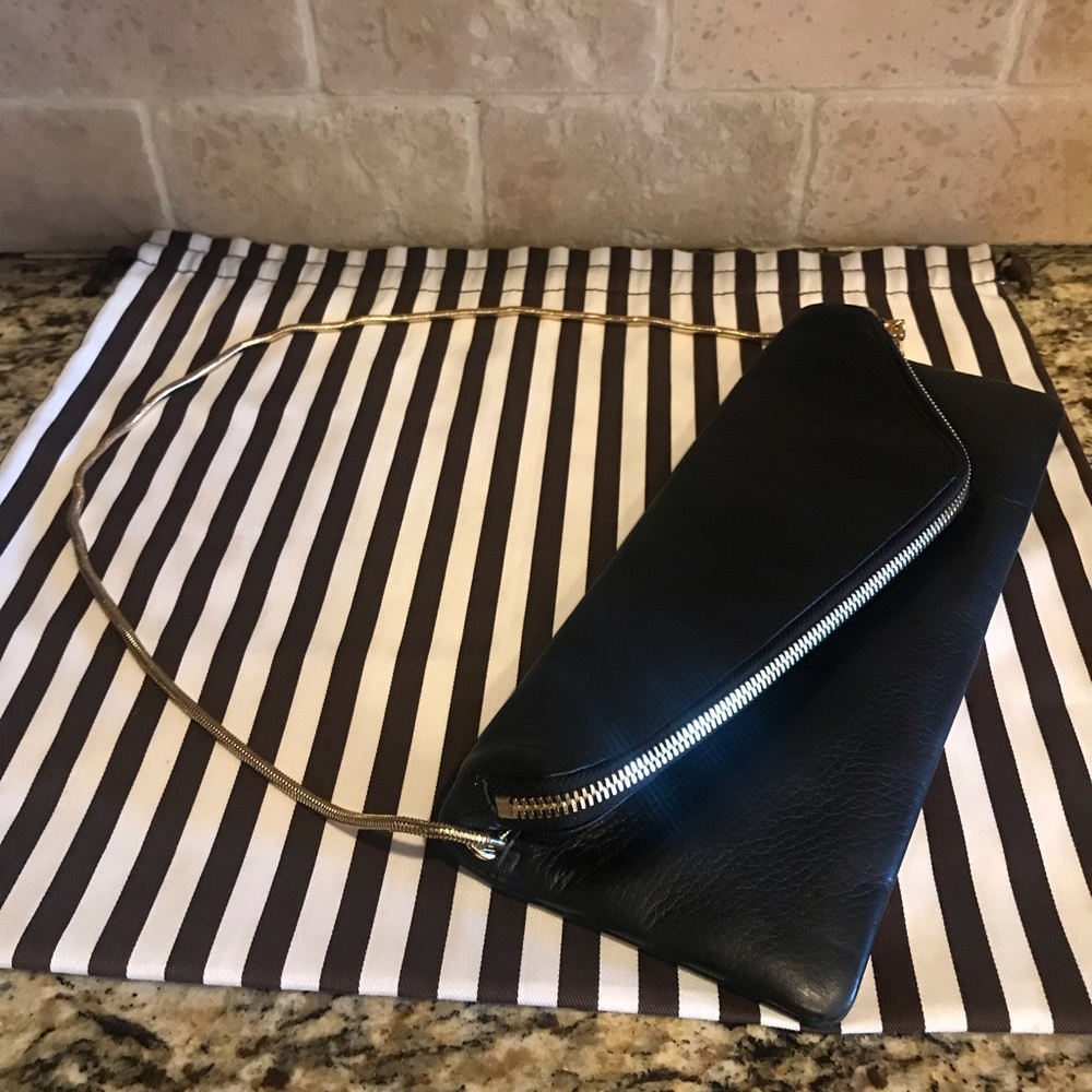 Henri Bendel Leather Clutch